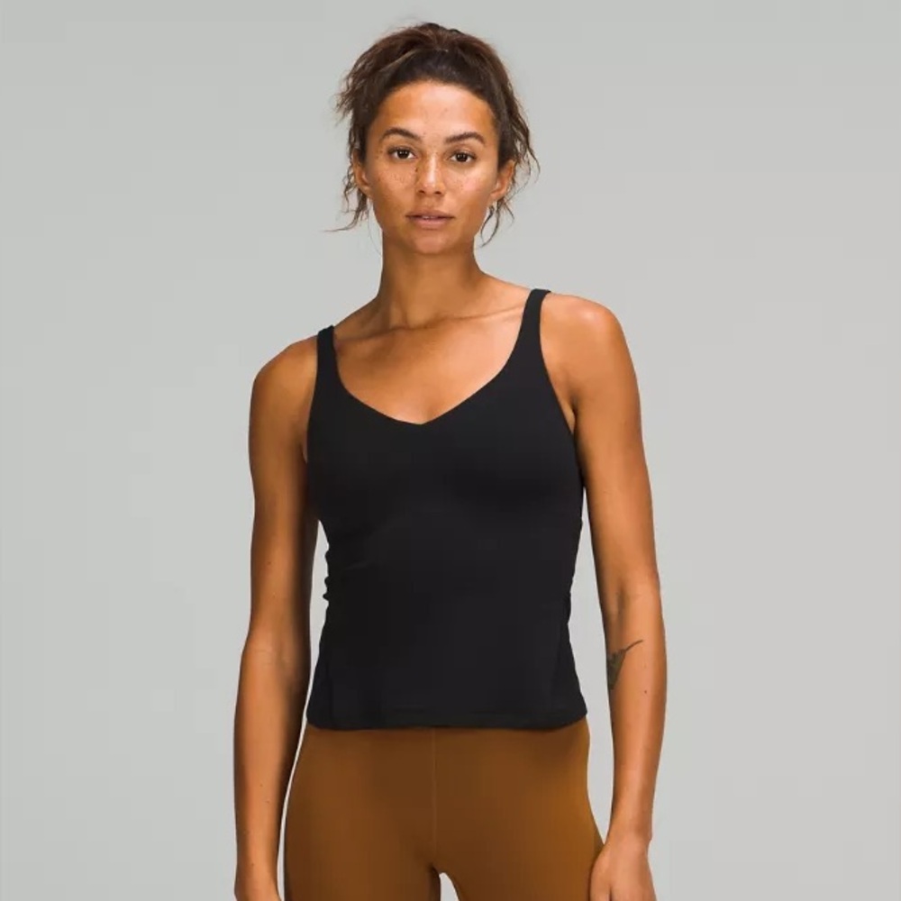 Lululemon - Align Waist-Length Tank Top - Black - Size 6